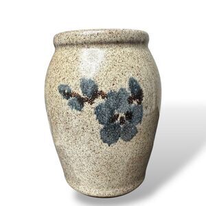 Old Time Pottery Vase Winthrop Wa Small Decorative Hand Crafted Vtg Floral 4" 98